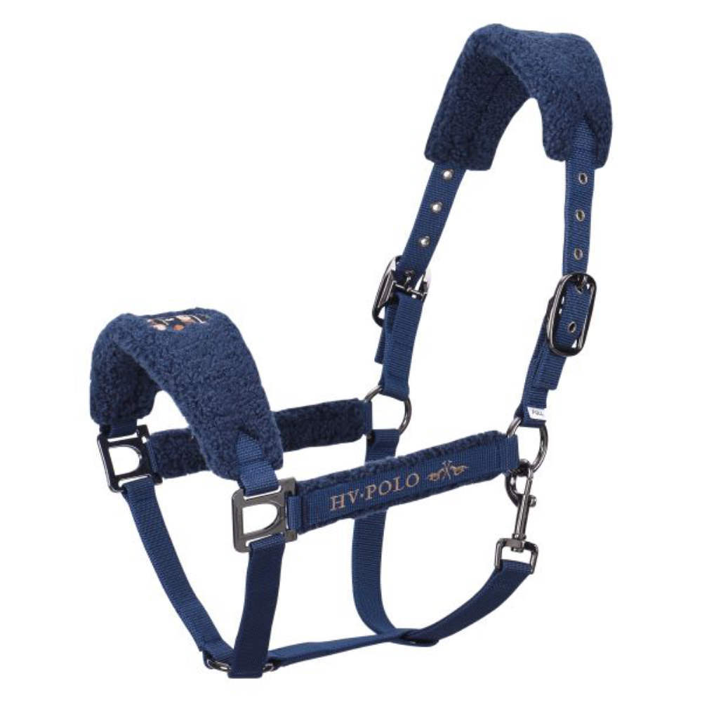 HV Polo Halfter HVPPolo Teddy - navy, Größe Warmblut