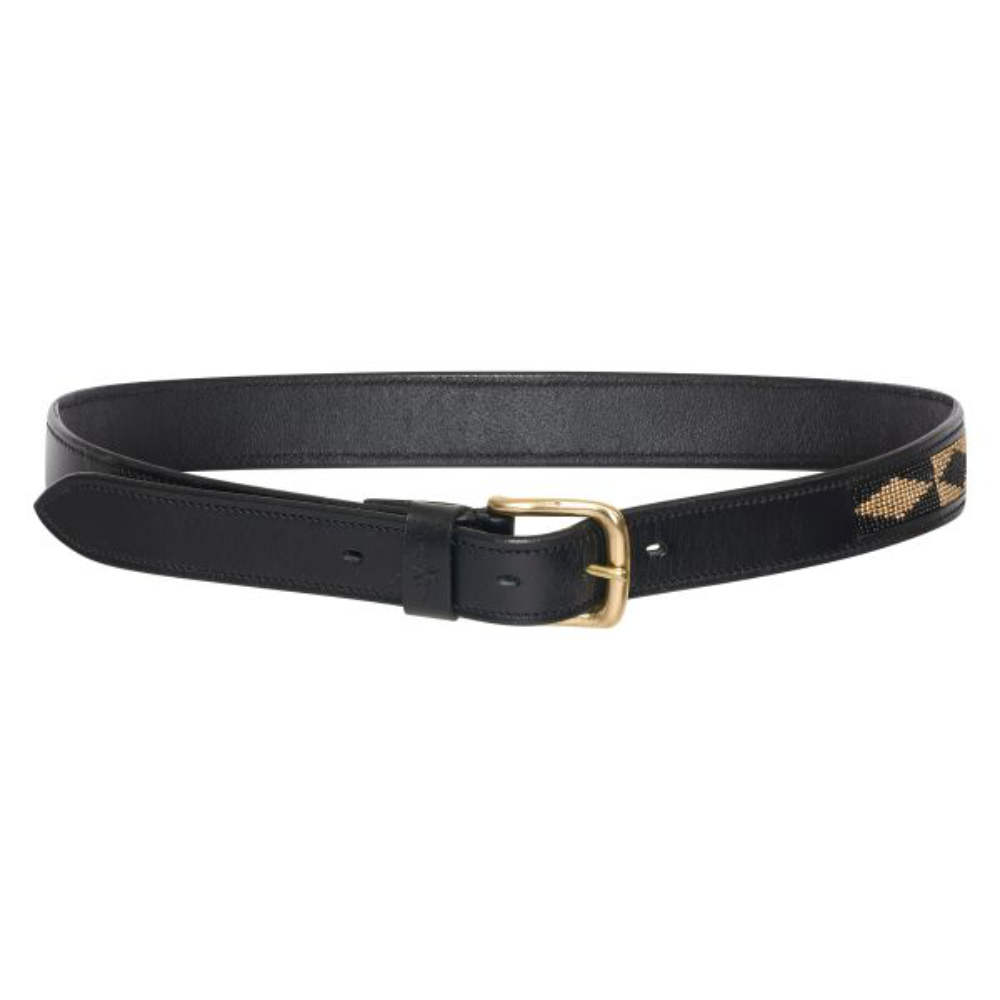 HV Polo Gürtel HVPChaya beads - black-gold, Größe 75 cm