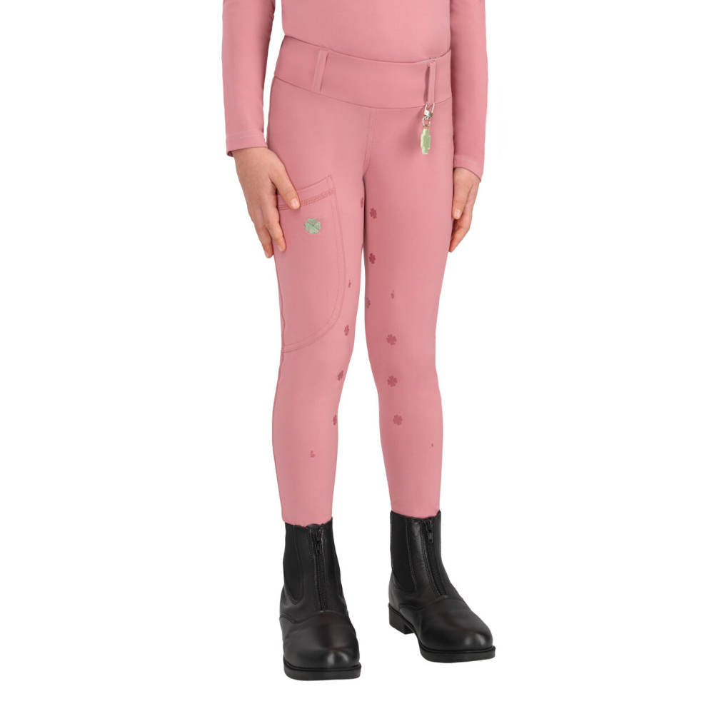 QHP Reitleggings Lucky Start Vollgrip Kinder