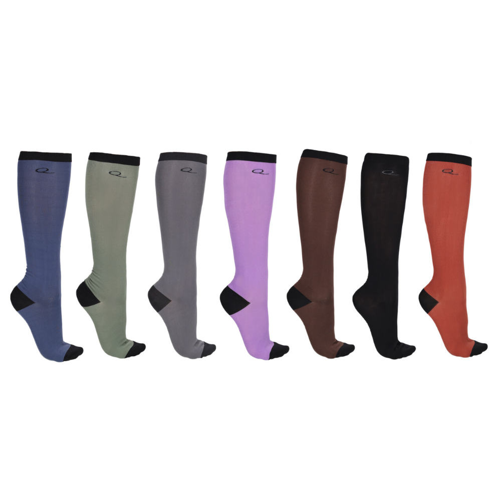QHP Kniestrümpfe Week Collection 7er Pack - multi, Größe 39-42