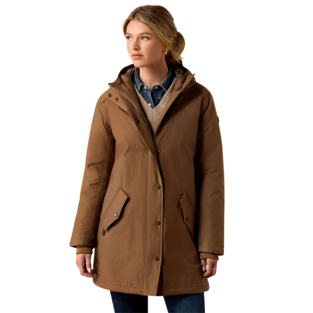 Ariat HW26 Barrowmere wasserdichter Parka Damen - malt, Größe S