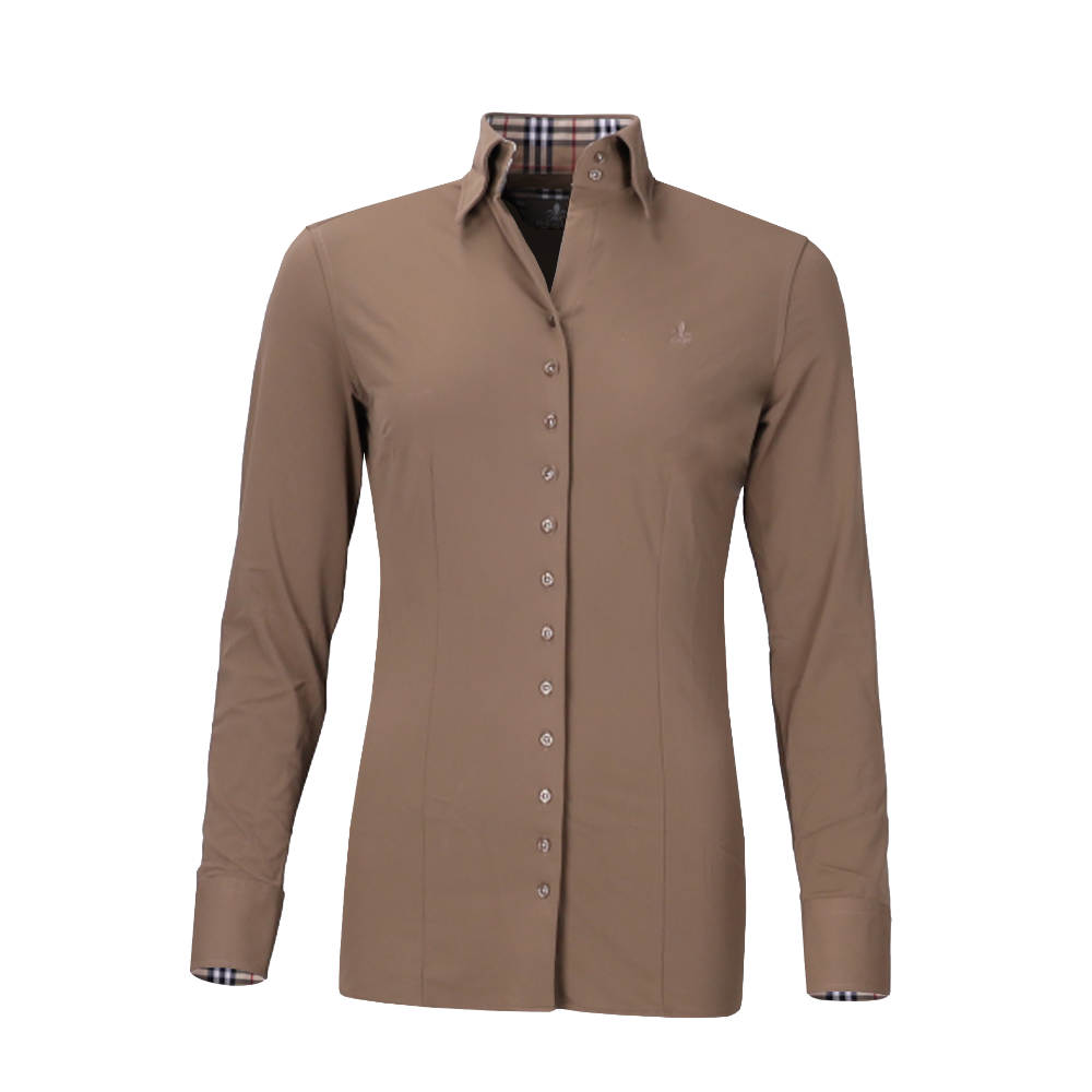 Fior Da Liso Bluse FDL Nova London B Damen - beige, Größe L