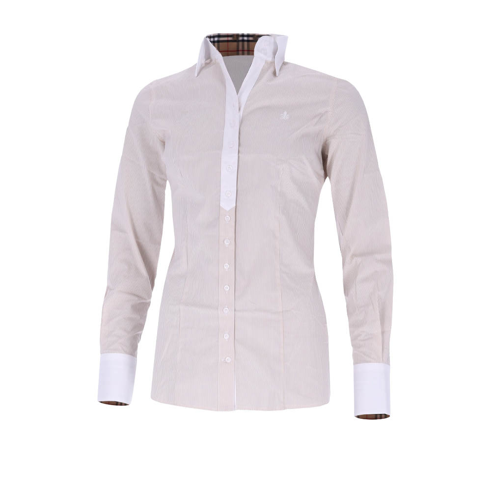 Fior Da Liso Bluse FDL Carina London B Damen - beige/white, Größe 34