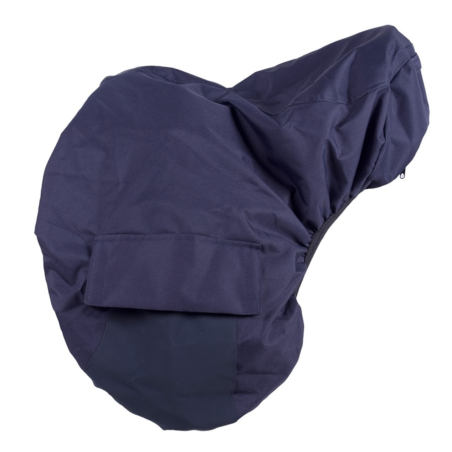 QHP Sitzbezug turnout extra - navy, Größe DR Full