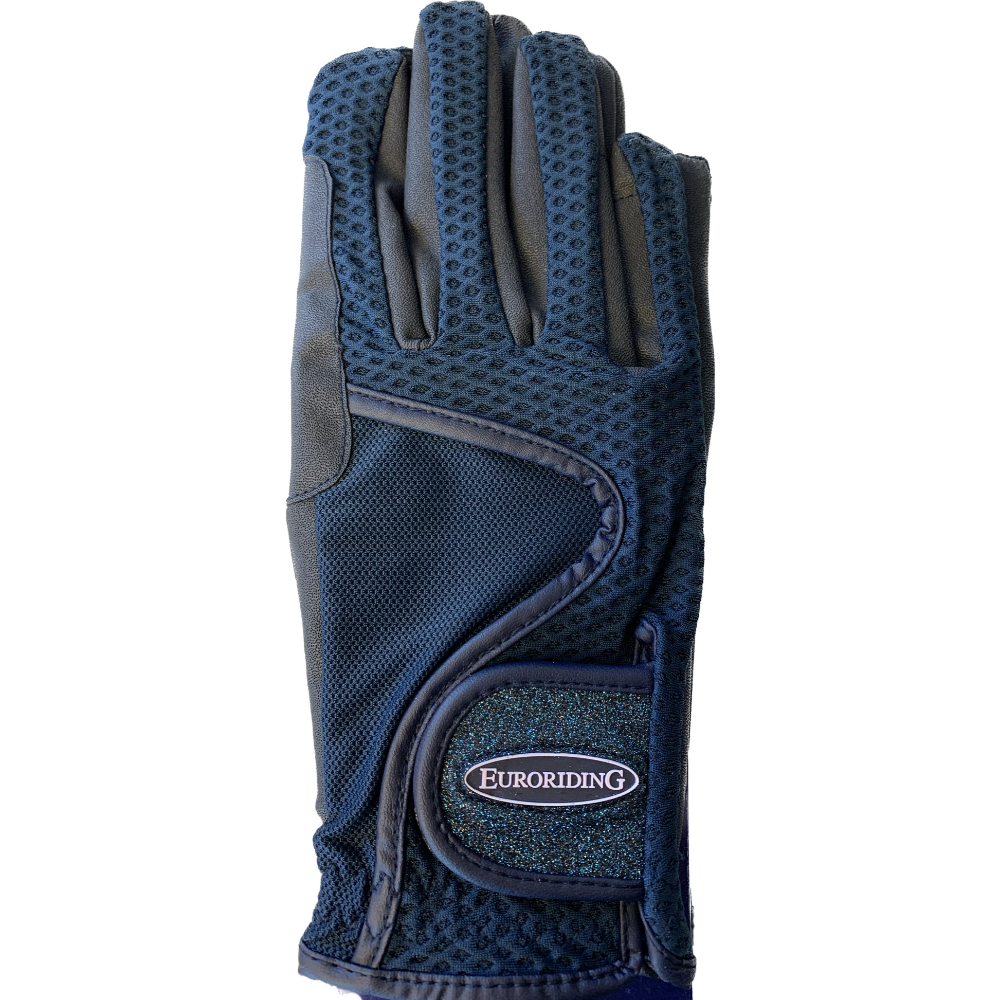 Euroriding Handschuhe Ancona - navy, Größe 8