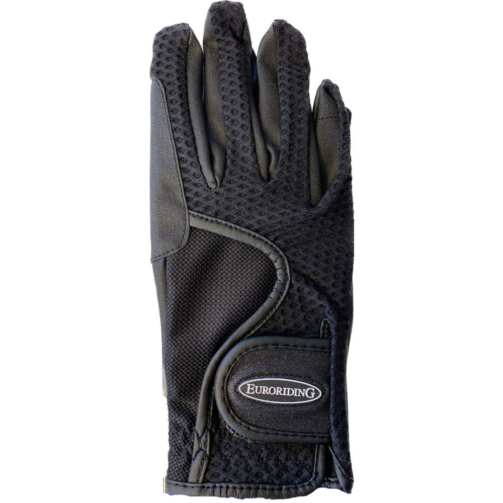 Euroriding Handschuhe Ancona - schwarz, Größe XL