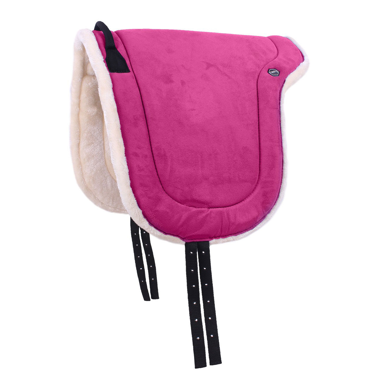 QHP Bareback Pad Sattelkissen - fuchsia, Größe WB