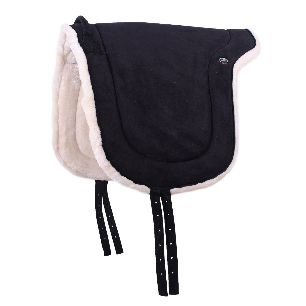 QHP Bareback Pad Sattelkissen - schwarz, Größe P