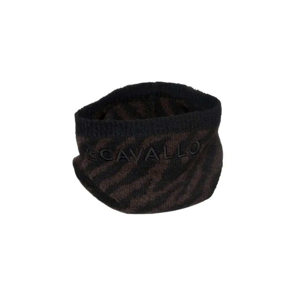 Cavallo CAVALDEXTRA Strickloop Zebramuster - black café