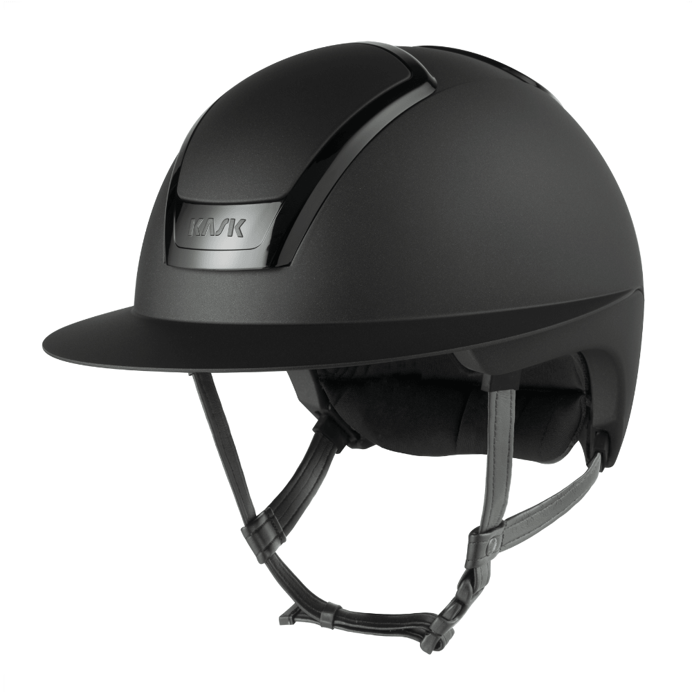 KASK NEMESI Wide Peak METAL Reithelm - smokey black, Größe 56