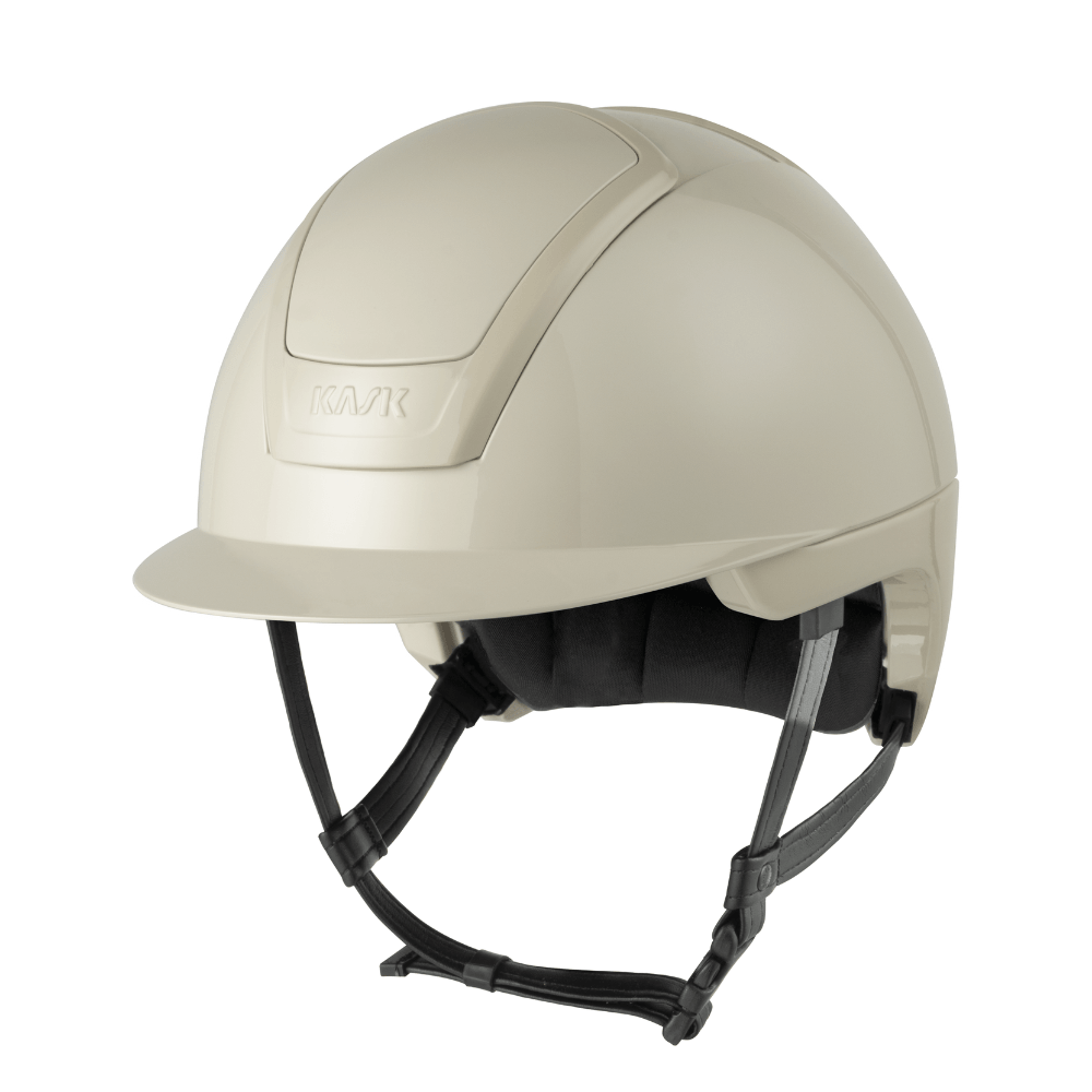 KASK NEMESI SHINE Reithelm - silk beige, Größe 54