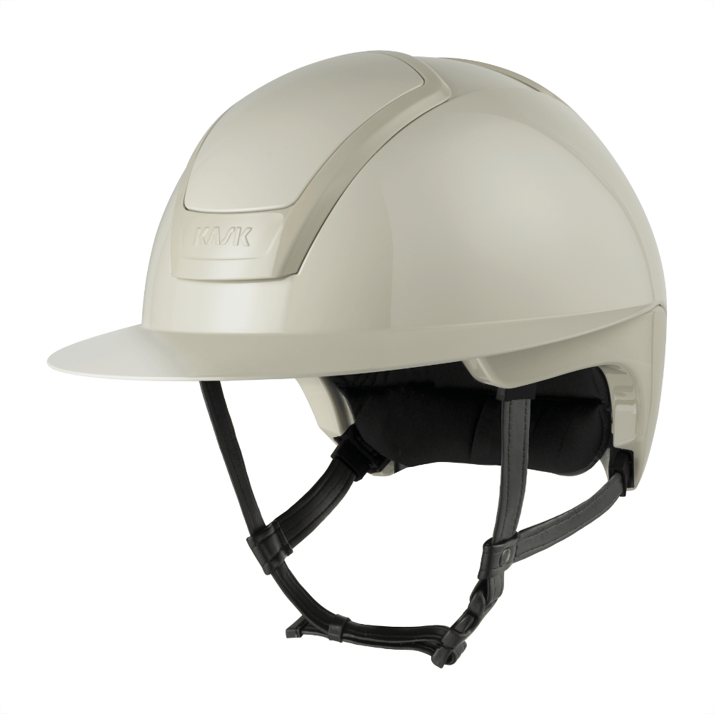 KASK NEMESI Wide Peak SHINE Reithelm - silk beige, Größe 59