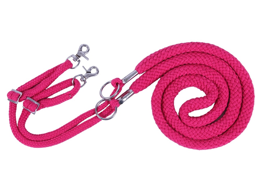 QHP Longierhilfe - fuchsia, Größe S