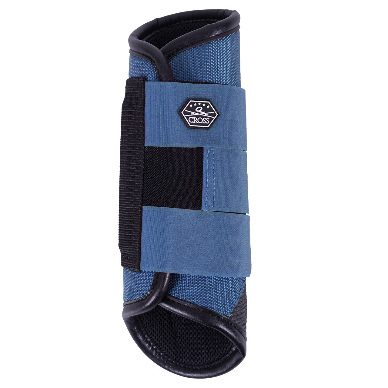 QHP Q-Cross Eventing Gamaschen hinten - steel blue, Größe XL