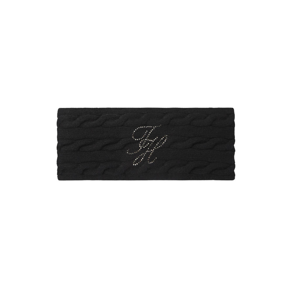 Tommy Hilfiger Equestrian Maggie Rhinestone Stirnband Damen - black