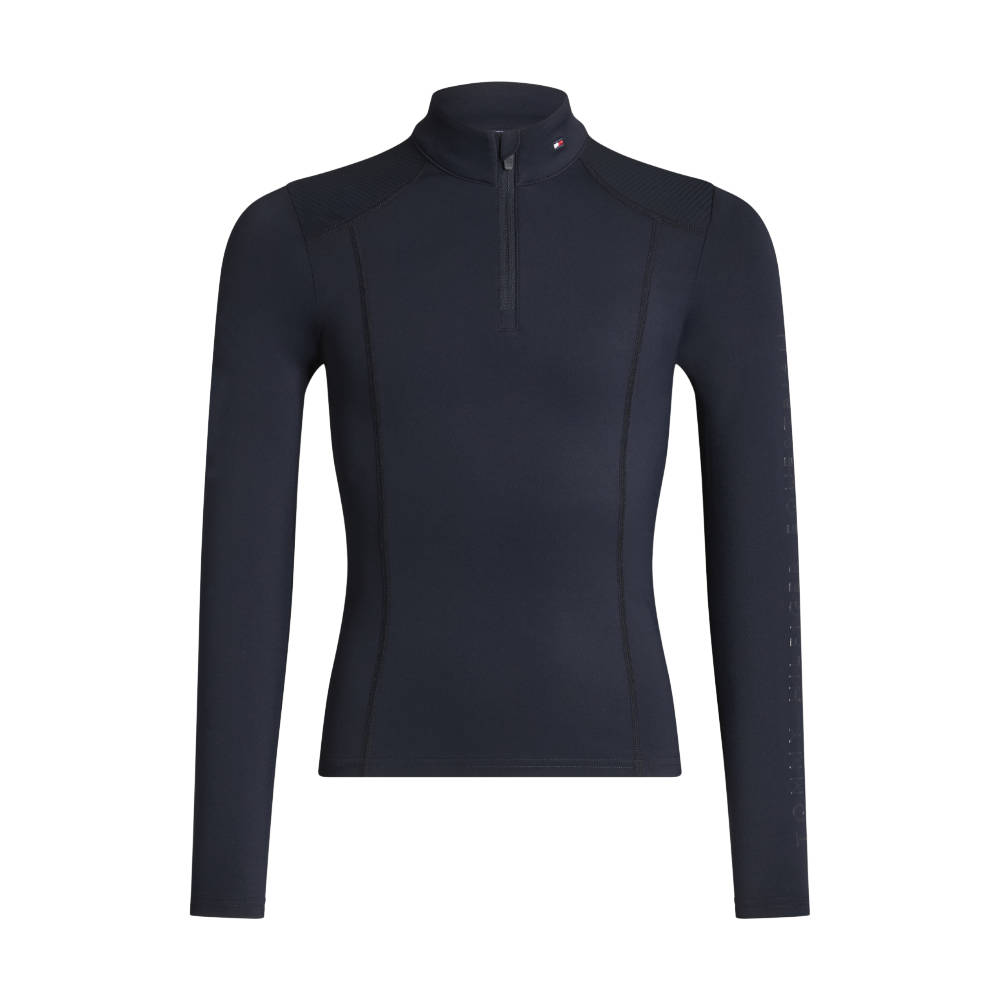 Tommy Hilfiger Equestrian Ava langärmeliges Trainingshirt Kinder - desert sky, Größe 140