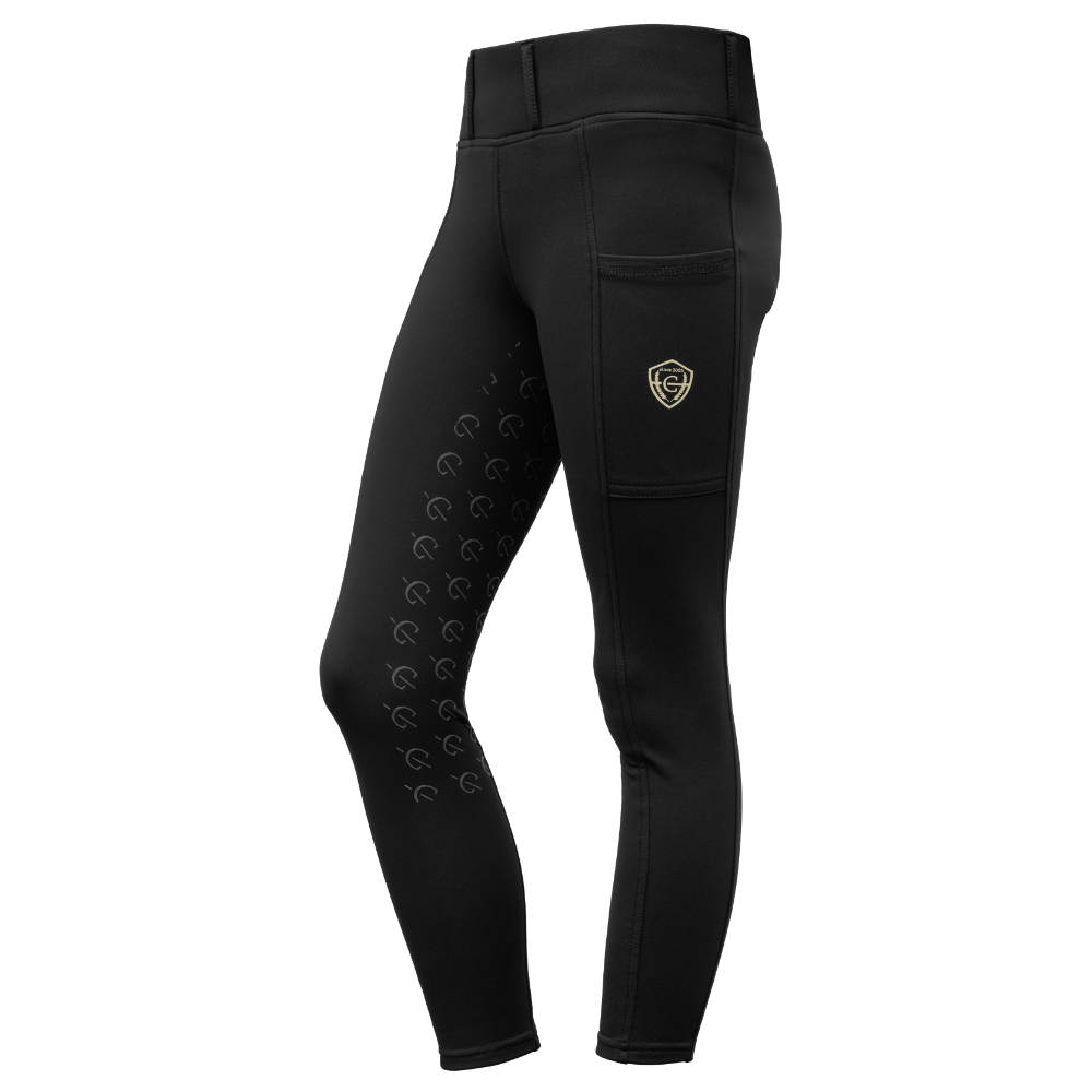 Covalliero Winter Reitleggings HW 2026 Kinder - black, Größe 152/158