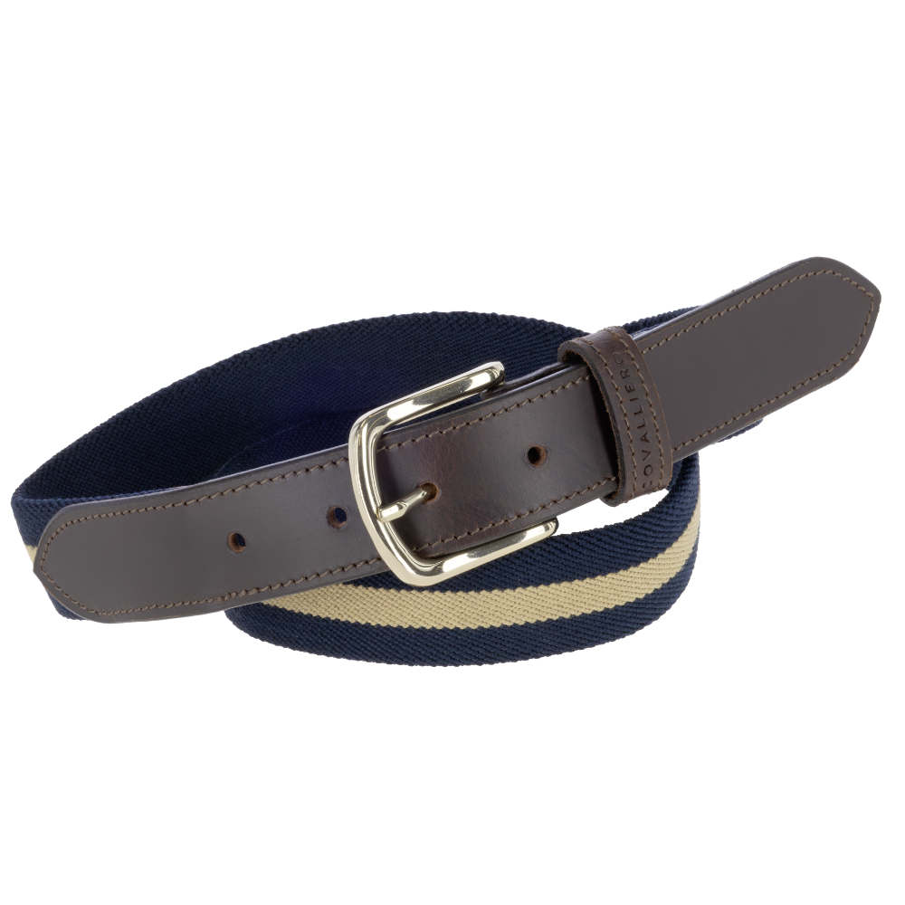 Covalliero Gürtel HW 2026 - dark navy/beige, Größe 95cm