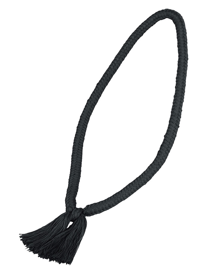 QHP Halsseil - schwarz, Größe VB