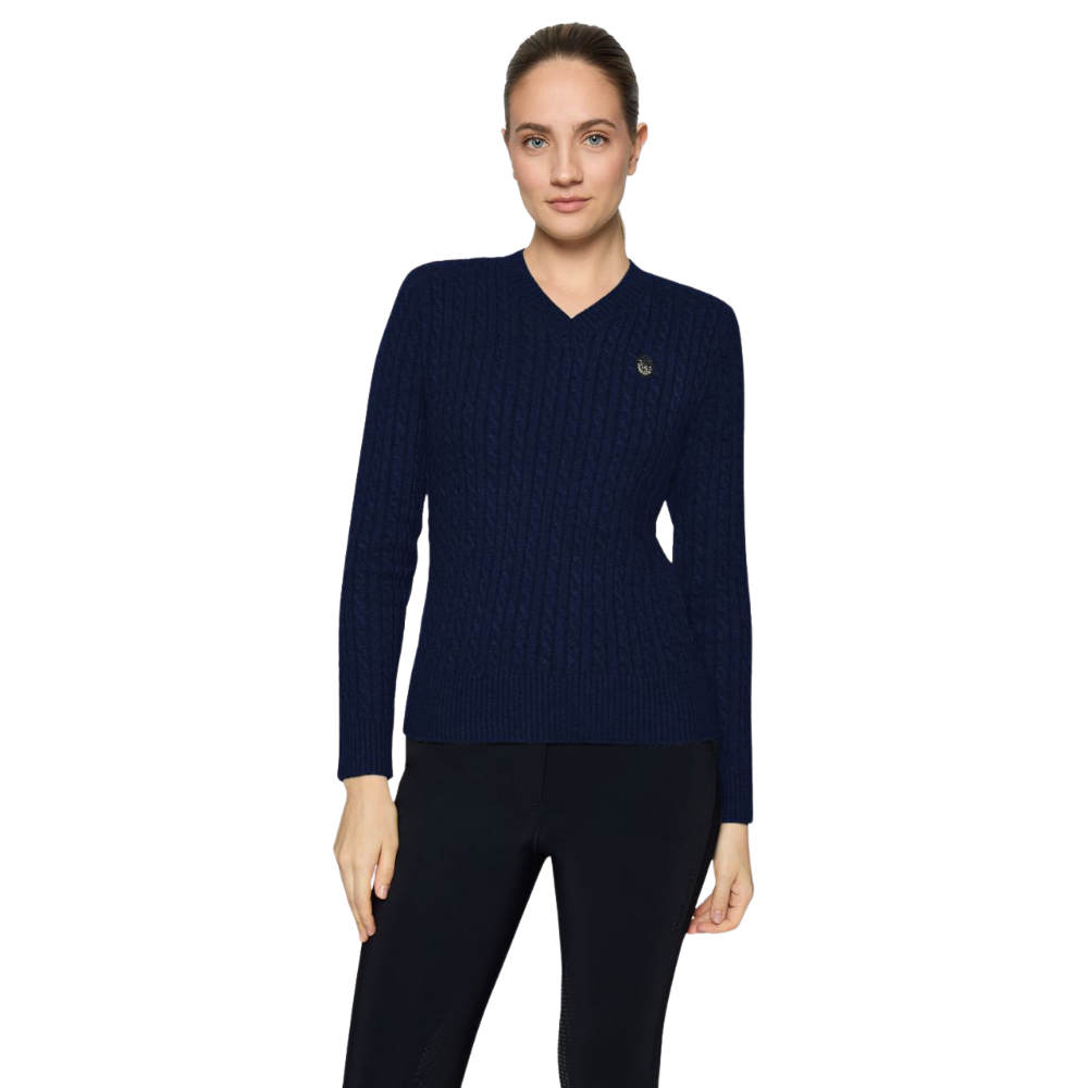 Samshield HW26 LISA TWISTED Strickpullover Damen - navy, Größe M
