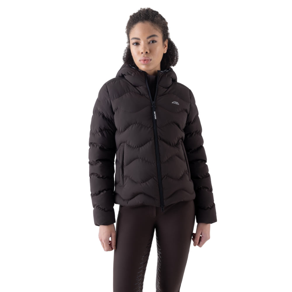 Equiline EQCENTRY wattierte Jacke Damen - coffee bean, Größe M