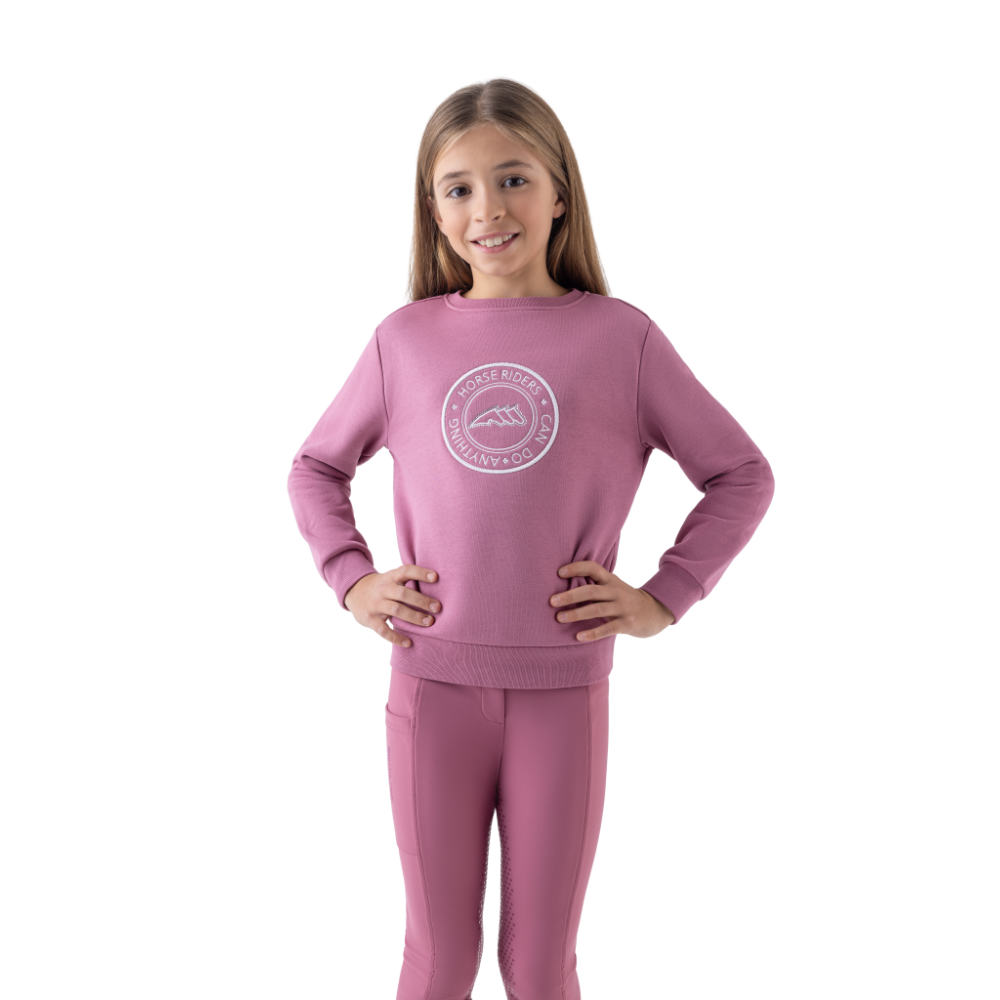 Equiline EQGEPA Sweatshirt mit Rundhalsausschnitt Kinder - daybreak, Größe 140/152