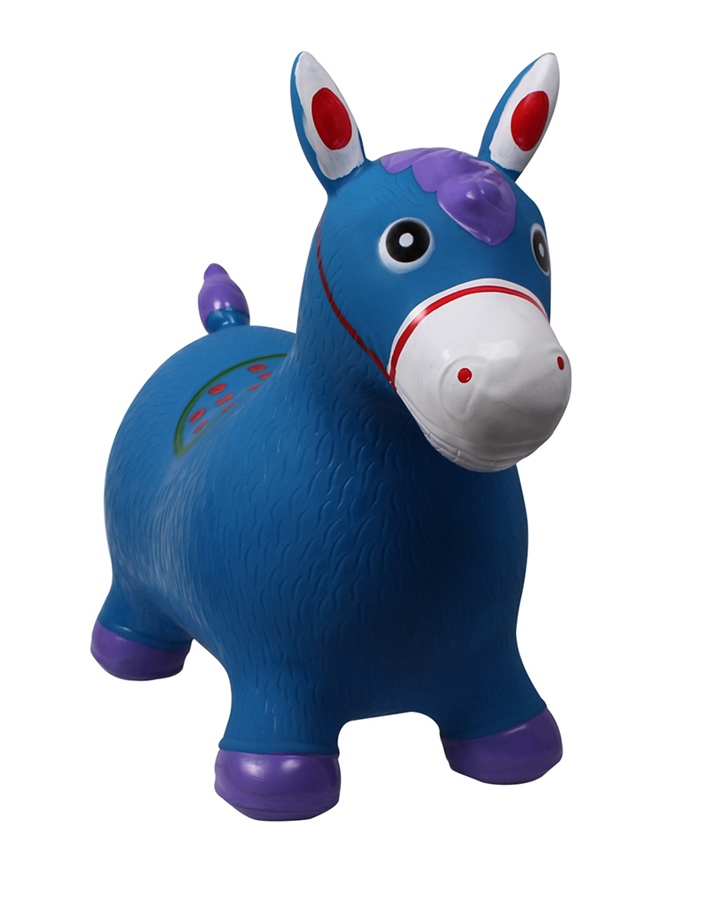 QHP Jumpy Horse Hüpfpferd - blau