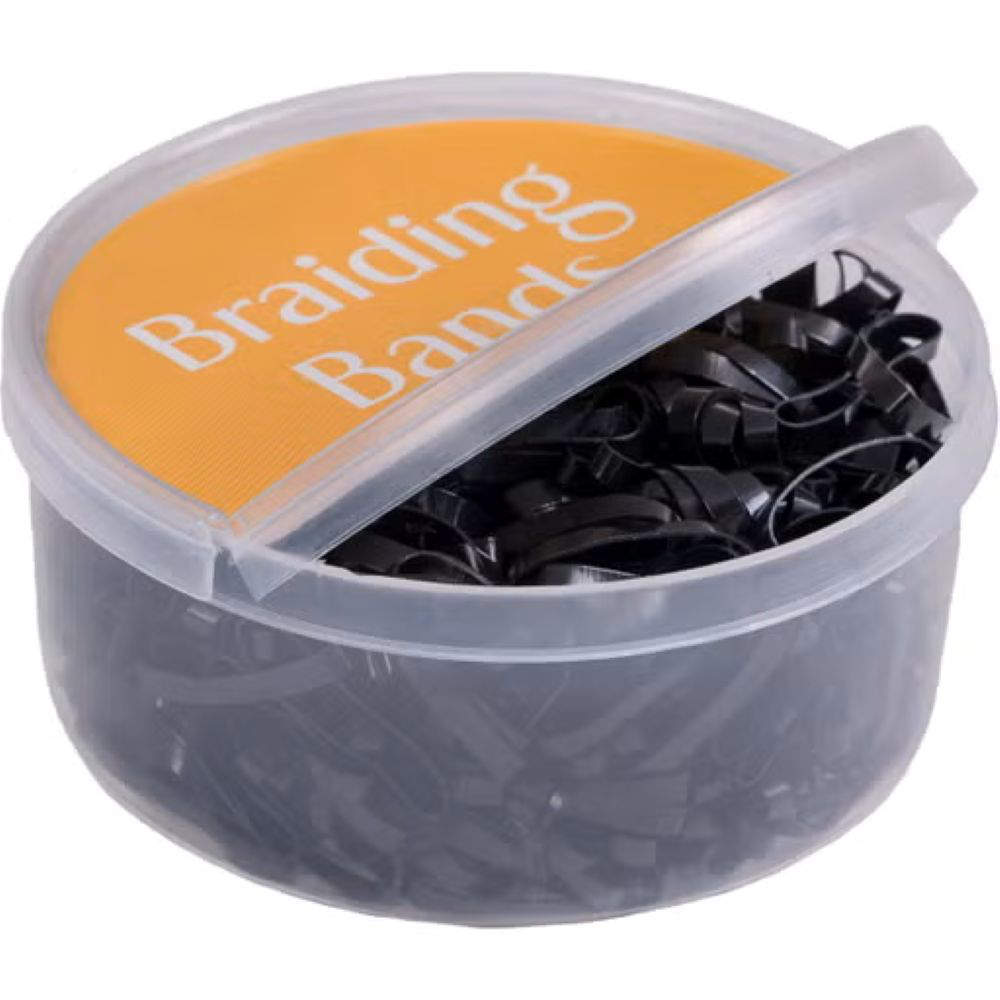 Q-Essentials Schwarz Haargummis Für Pferde Aus Kautschuk - Image 2