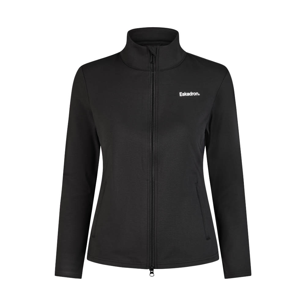 Eskadron Zip-Sweatshirt Damen - schwarz, Größe L