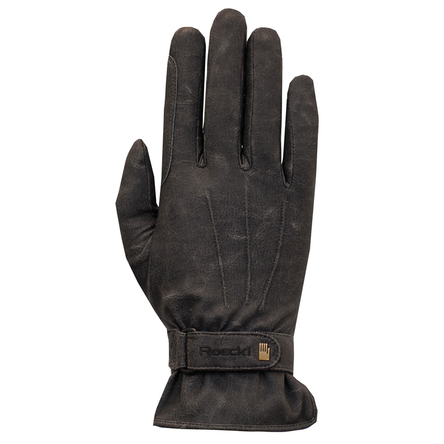 Roeckl Weymouth Reithandschuh Winter - stone, Größe 6