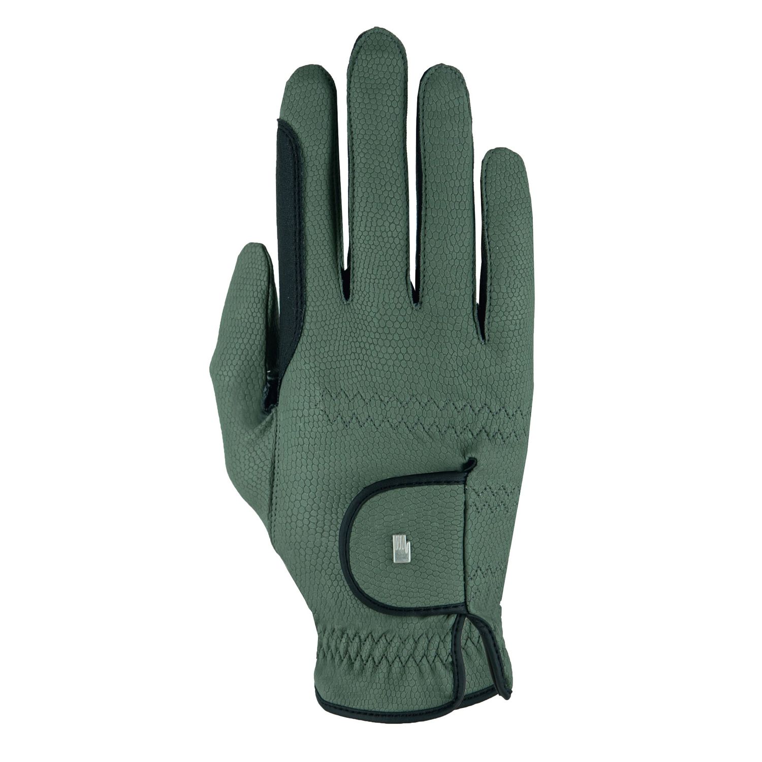 Roeckl MALTA Light & Grip bicolor Reithandschuh - lorbeerblatt, Größe 9