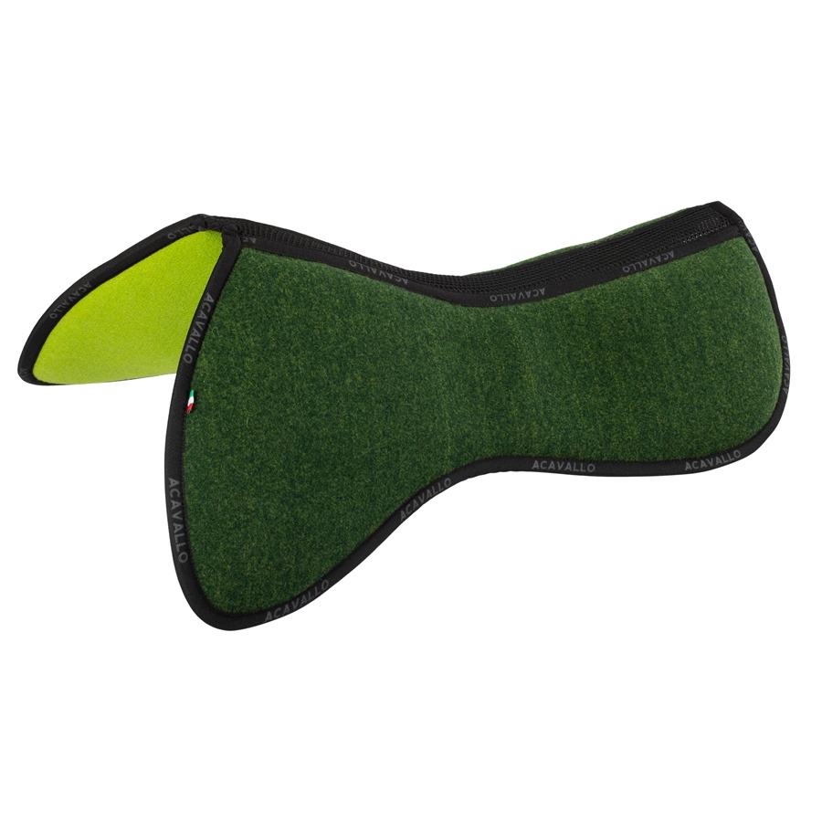 Acavallo Wirbelkanalfreies Memory Foam 1/2 Pad C.C. Filz Jump - forest/grün, Größe M