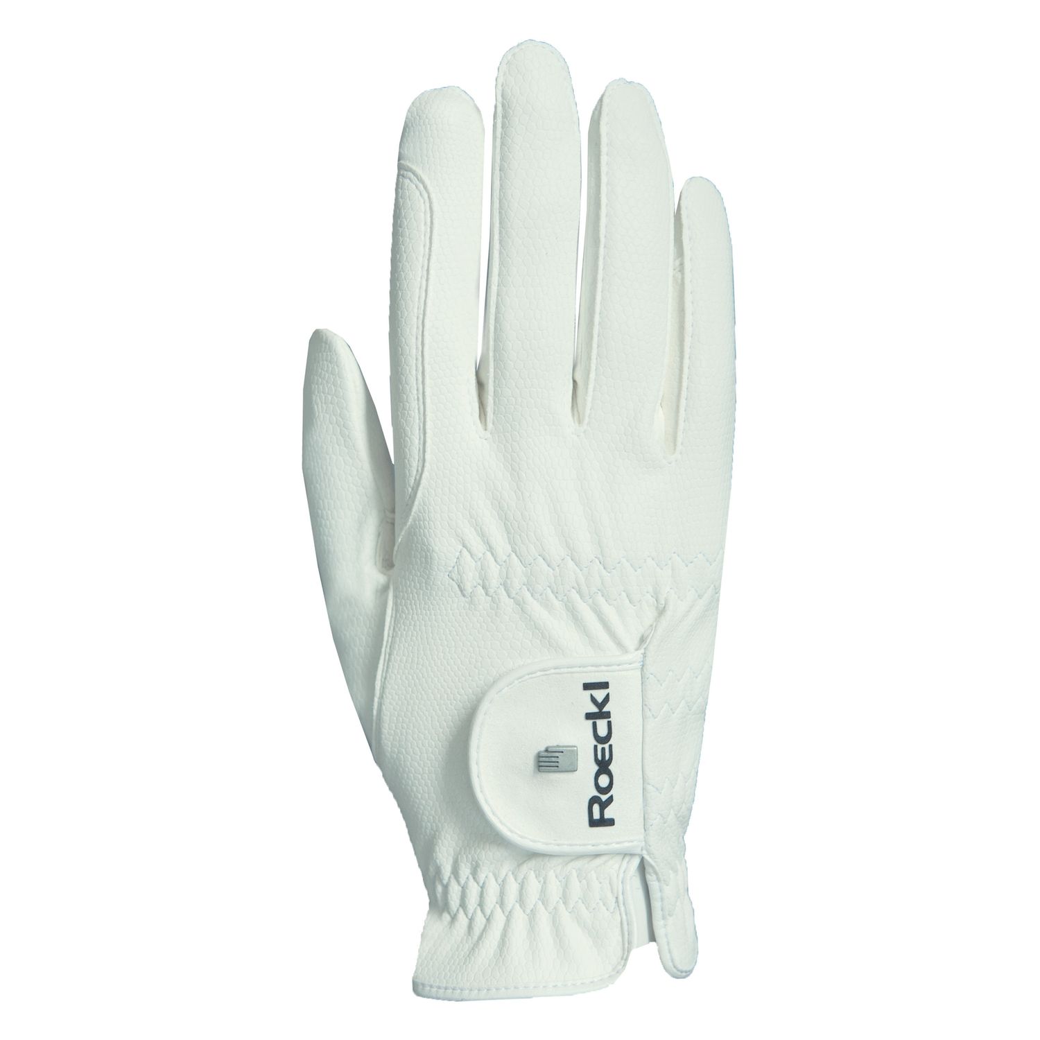 Roeckl Roeck Grip Pro Reithandschuh - weiß, Größe 9