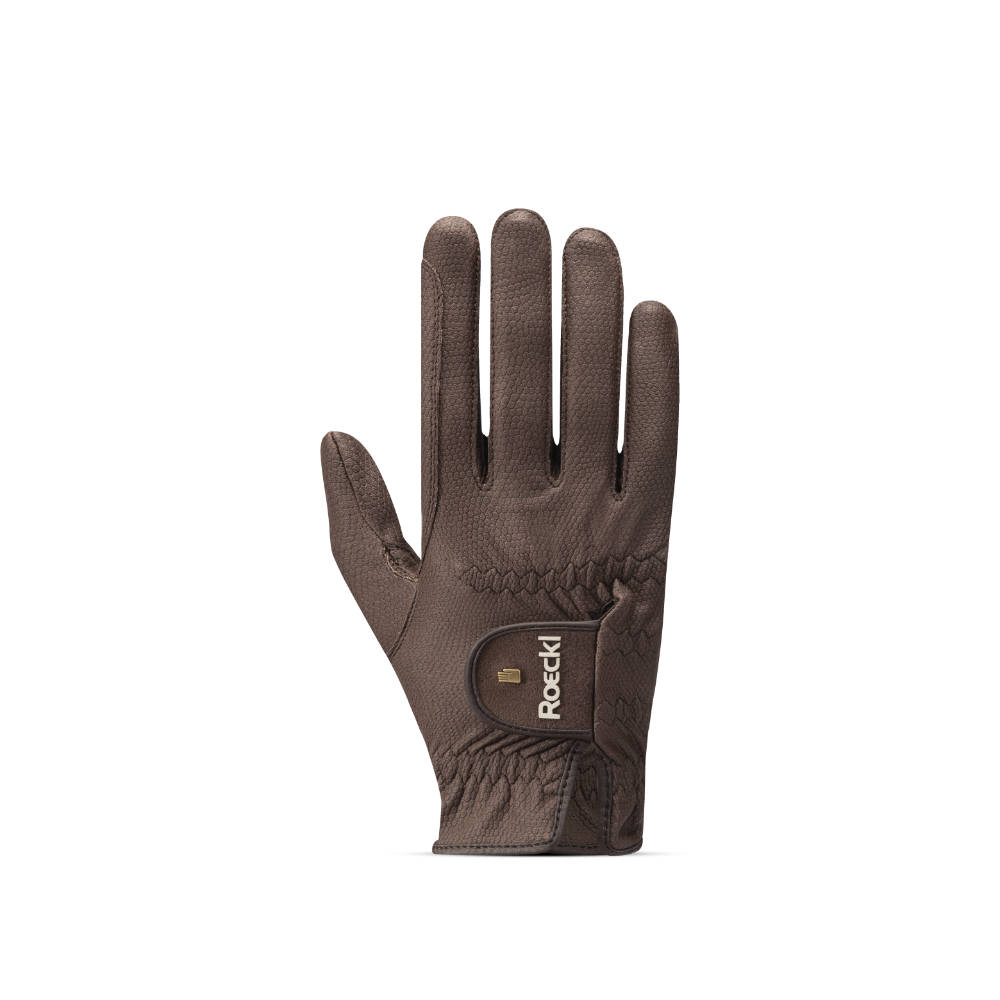 Roeckl Roeck Grip Pro Reithandschuh - mocha, Größe 8½
