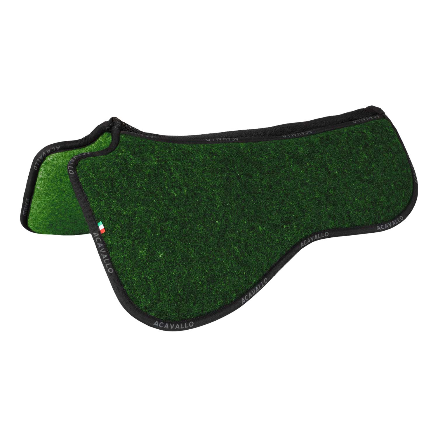 Acavallo Wirbelkanalfreies Memory Foam 1/2 Pad C.C. Filz Dressur - forest/grün, Größe onesize