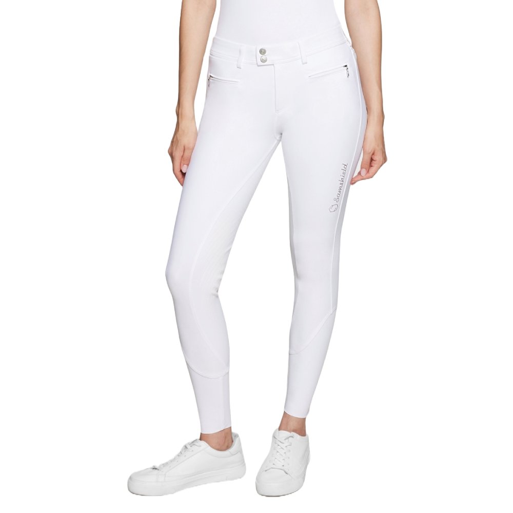 Samshield Diane Vollgrip Reithose Damen - weiss, Größe 38