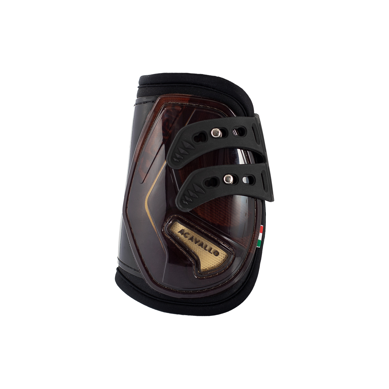 Acavallo Streichkappe Opera Gel Lined Elastic - braun/gold, Größe L
