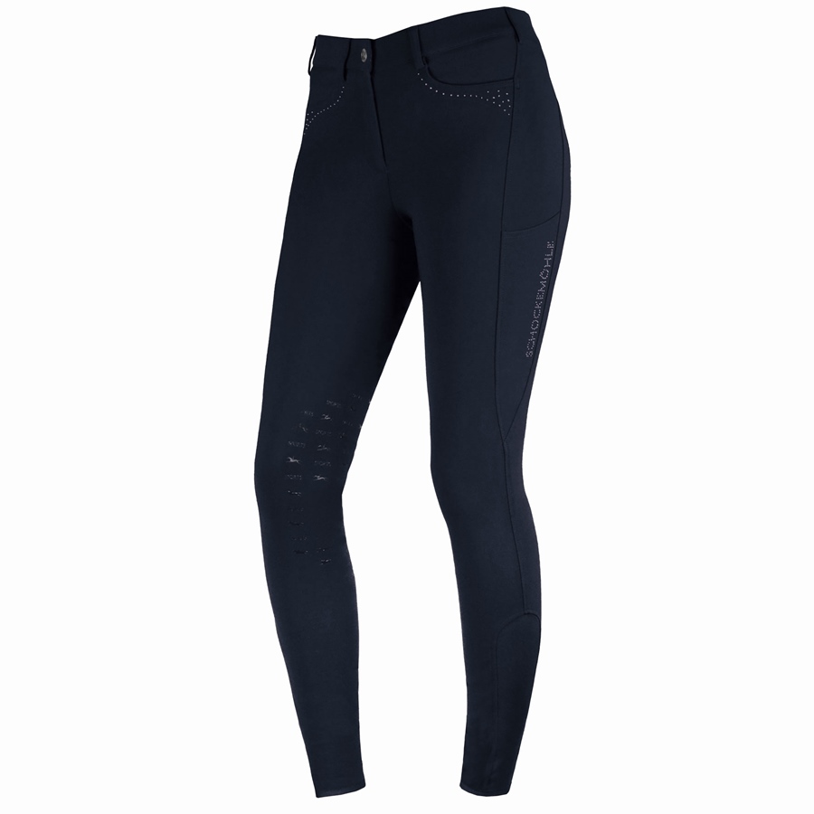 Schockemöhle Venus Kniegrip Reithose Damen - dunkelblau, Größe 46