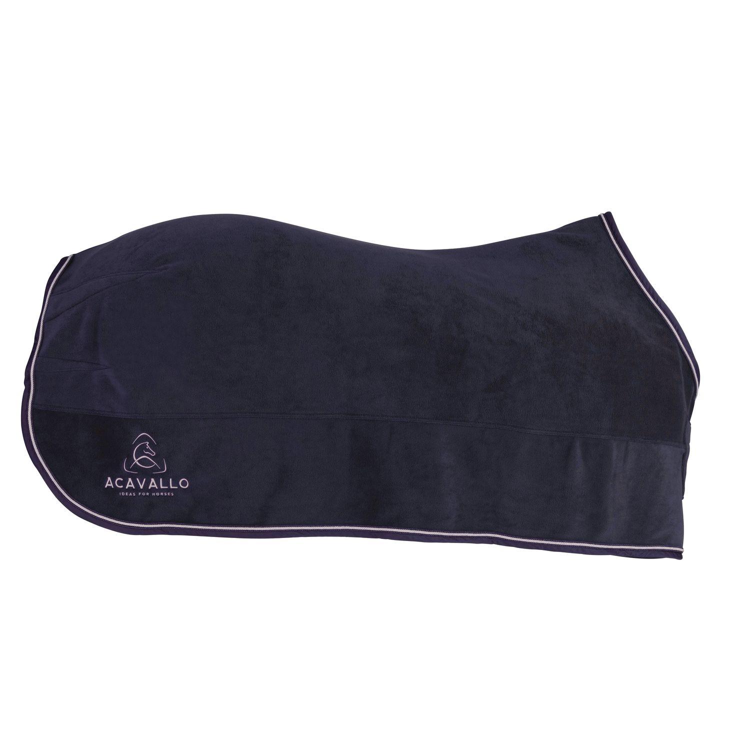 Acavallo Fleecedecke 800 g - blau, Größe XL