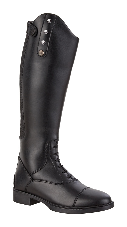 Suedwind Kids Fun Glitter Synthetik-Lederstiefel - schwarz, Größe 38