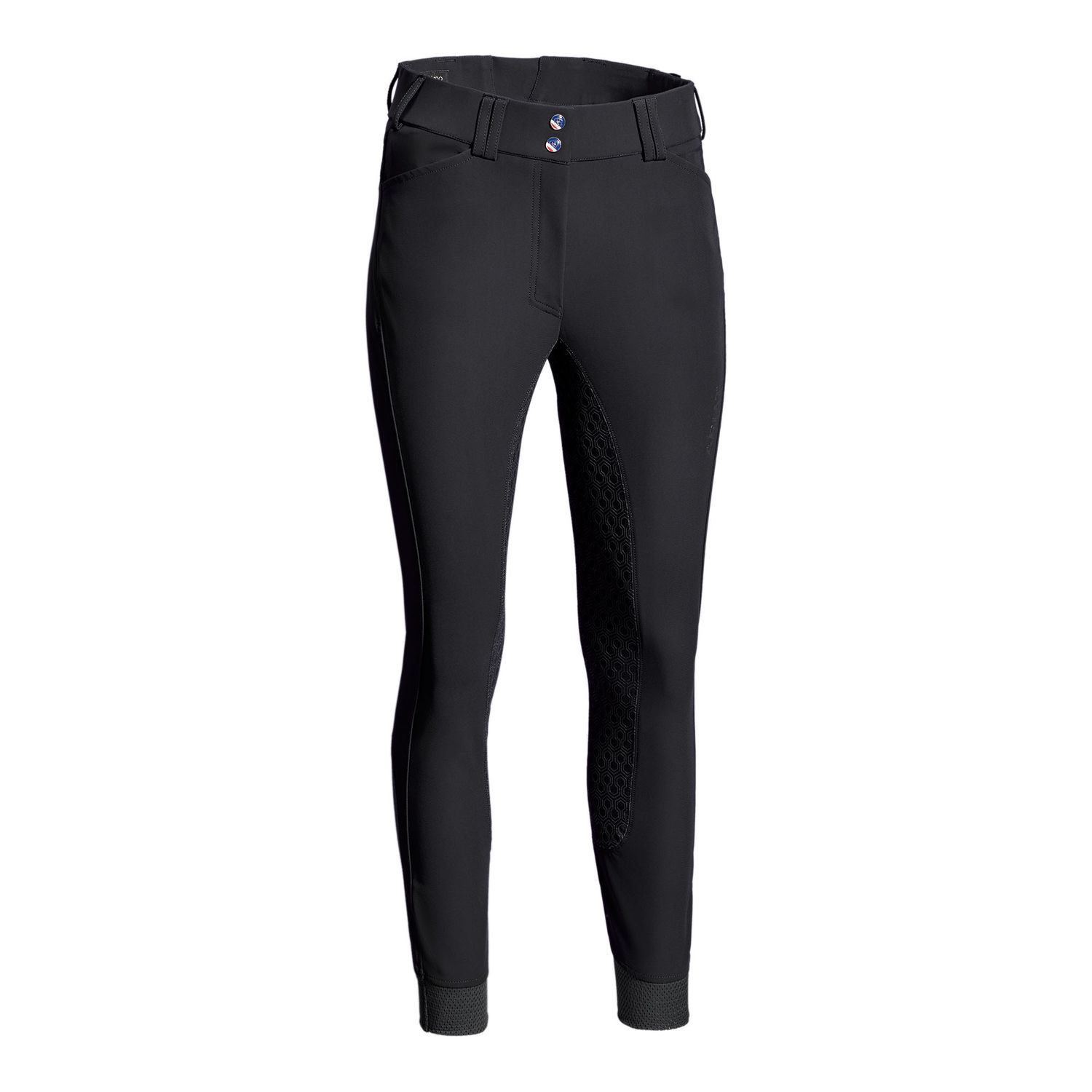 Ariat Tri Factor Full Grip Reithose Damen - black, Größe 92