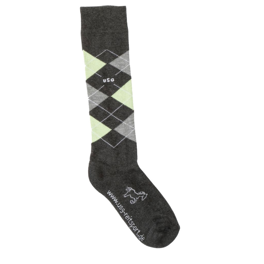 USG "Original Sockies" Kniestrümpfe - schwarz/dunkelgrau/anthrazit/grau, Größe 42/46