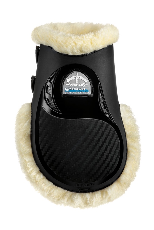 Veredus Streichkappe Carbon Gel Vento Save the Sheep - braun, Größe S