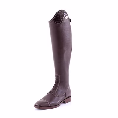 DeNiro Reitstiefel Salentino 02 braun Top Lucido