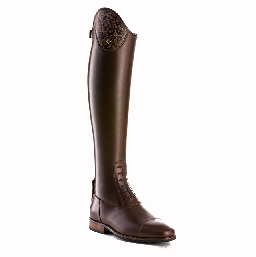 DeNiro Lederstiefel Salento 02 Top Anna Brown - braun, Größe 41