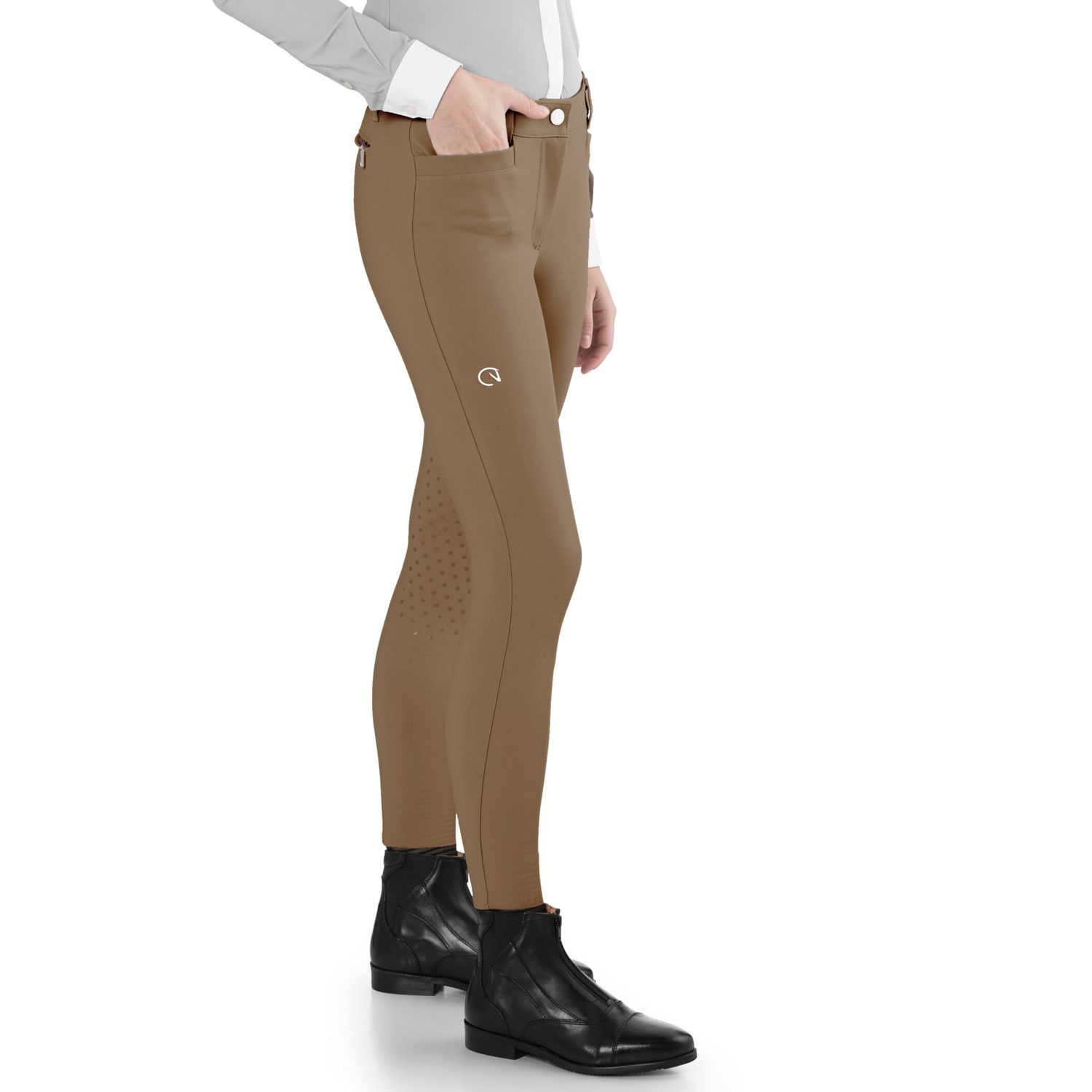EGO7 Jumping EJ Kniegrip Reithose Damen - hazelnut, Größe 40