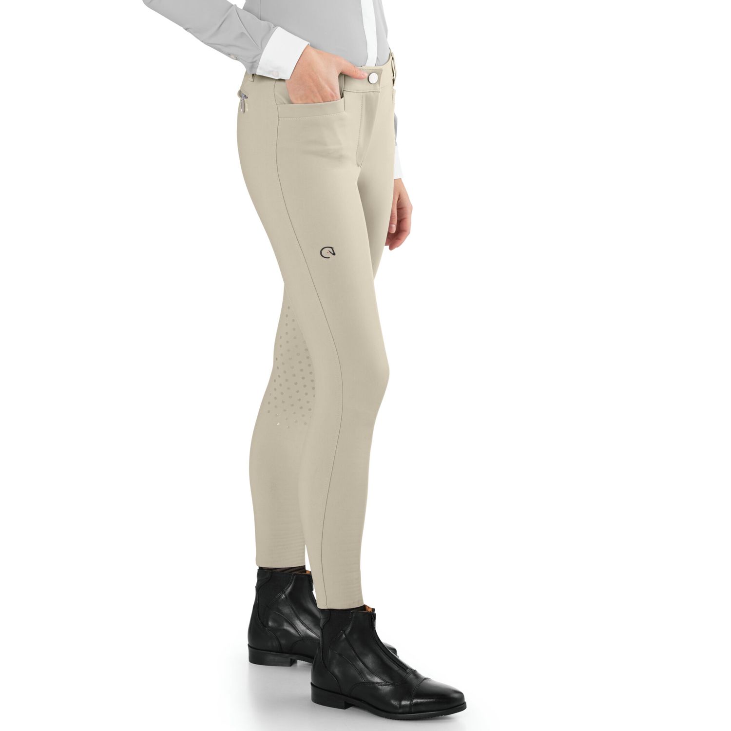 EGO7 Jumping EJ Kniegrip Reithose Damen - beige, Größe 36