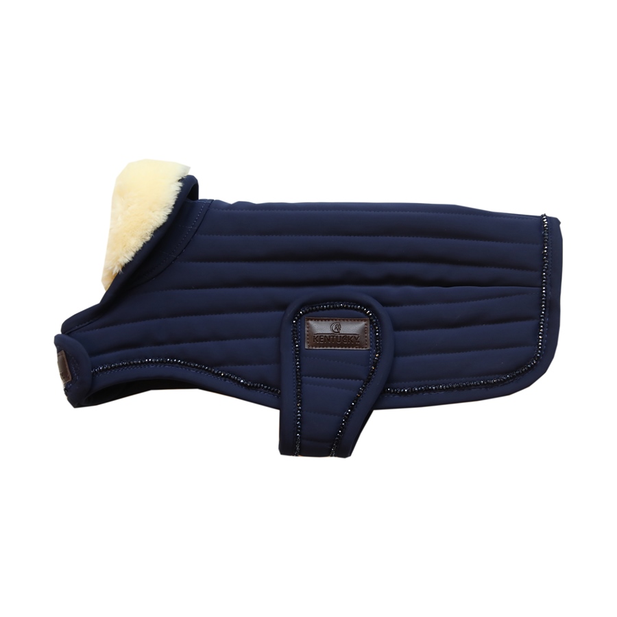 Kentucky Dogwear Pearls Hundemantel 160 g - marine, Größe XXL