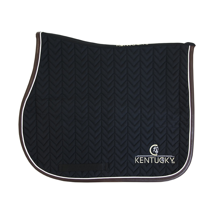 Kentucky Horsewear Leather Fishbone Schabracken Jumping