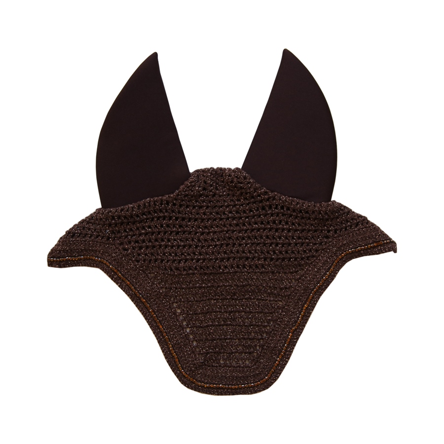 Kentucky Horsewear Wellington Sparkling Soundless Fliegenohren - braun, Größe WB